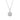 Mountz Collection 1/2CTW Round Diamond Cluster Pendant Necklace in 14K White Gold