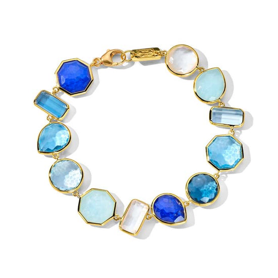 Ippolita 7.5" Large Rock Candy "Mare" Bracelet in 18K Yellow Gold