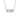 Mountz Collection Aquamarine and Diamond Pendant Necklace in 14K White Gold