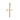Mountz Collection Cross Pendant in 14K Yellow Gold