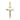 Mountz Collection Crucifix Pendant in 14K Yellow and White Gold