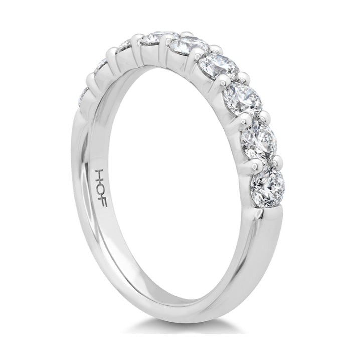 Hearts On Fire .94-1.04CTW Signature 9-Stone Band in 18K White Gold