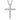 Hearts On Fire .14-.16CTW Whimsical Small Cross Pendant in 18K White Gold