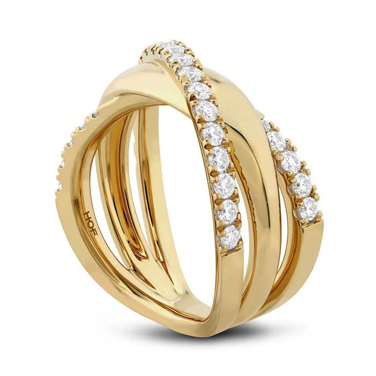 Hearts On Fire .75CTW Grace XX Ring in 18K Yellow Gold