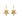 Mountz Collection Diamond Flower Leverback Earrings in 18K Yellow Gold