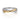 Gabriel & Co. Bujukan Criss Cross Ladies Ring in 14K Yellow Gold and Sterling Silver