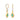 Lika Behar “Lizzy” Emerald Drop Earrings in 24K Yellow Gold