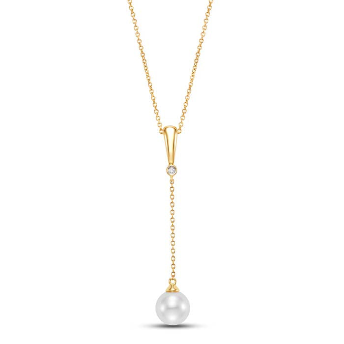 Mastoloni 8-8.5MM Pearl Drop Pendant in 14K Yellow Gold