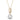 Mastoloni 9-9.5mm Pearl Pendant with Leverback Diamond Bail in 18K Yellow Gold