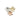 Estate Three Flower Tri-tone Pendant in 14K White, Rose, and Yellow Gold