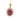 Estate Oval Amethyst Openwork Sunburst Pendant in 14K Yellow Gold