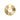 Estate Round Fluted Brooch in 14K Yellow Gold