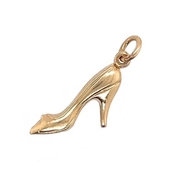 Estate High Heel Charm in 14K Yellow Gold