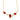 Fana Ruby and Diamond Bezel Set Necklace in 14K Yellow Gold