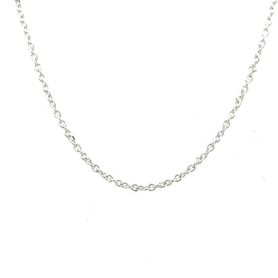 Estate 19" Cable Link Chain in Sterling Silver