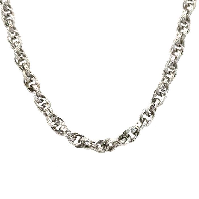 Estate 30" Rope Chain in Sterling Silver