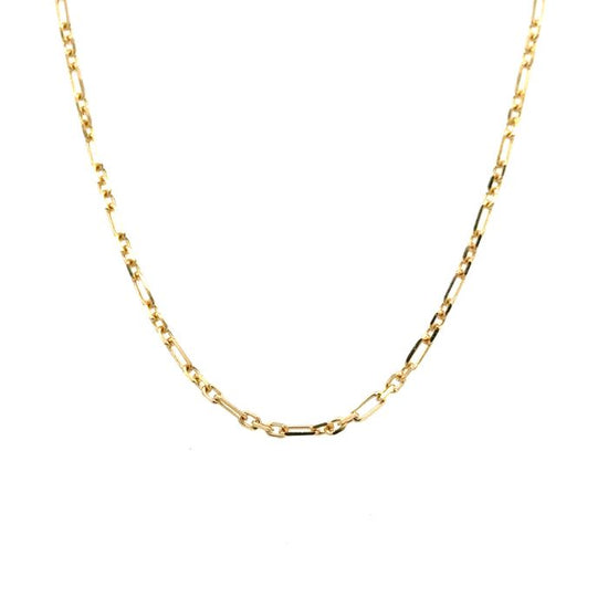 Estate 20" Figaro Chain in 14K Yellow Gold