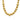 Estate 18" Satin and Polished Bead Necklace in 18K Yellow Gold