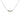 Estate 18" 4-Bead Cable Chain Necklace in 14K White Gold