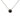 Estate Charles Krypell Hematite and White Quartz Pendant Necklace in Sterling Silver