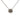 Estate Charles Krypell Hematite and White Quartz Pendant Necklace in Sterling Silver