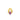 Estate Tapered Fan Slide Pendant with Pear-Shaped Amethyst in 14K Yellow Gold