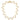 Estate 15" C-Link Curved Fancy Necklace in 14K Yellow Gold
