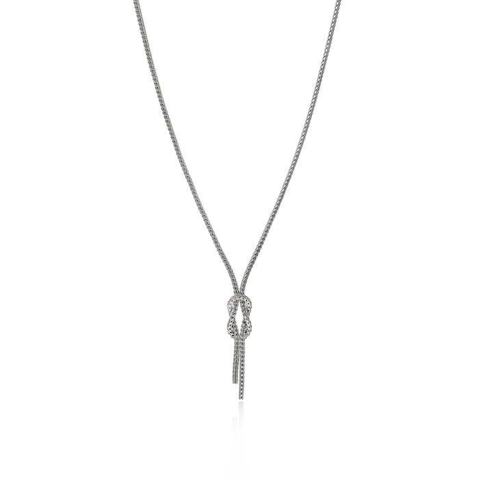 John Hardy Love Knot Y Necklace in Sterling Silver