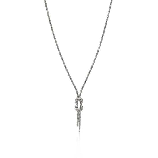 John Hardy Love Knot Y Necklace in Sterling Silver