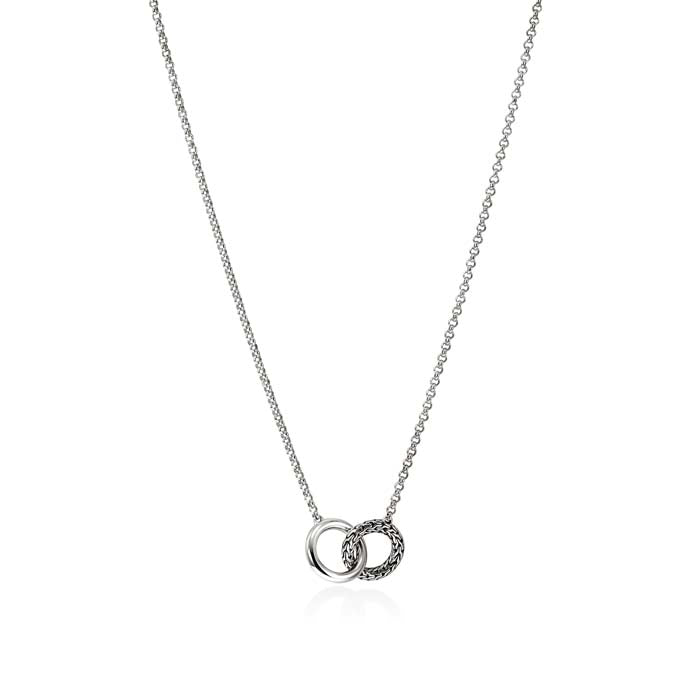 John Hardy Essential Linked Necklace in Sterling Silver