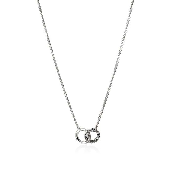 John Hardy Essential Linked Necklace in Sterling Silver