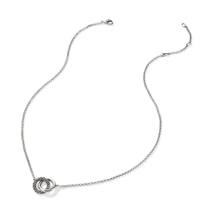 John Hardy Essential Linked Necklace in Sterling Silver