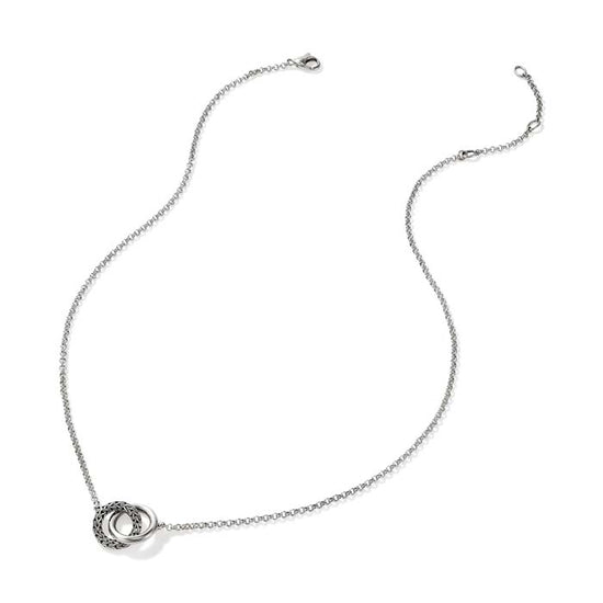 John Hardy Essential Linked Necklace in Sterling Silver