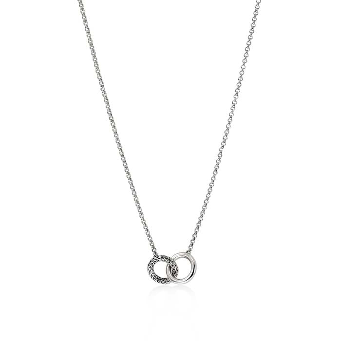 John Hardy Essential Linked Necklace in Sterling Silver