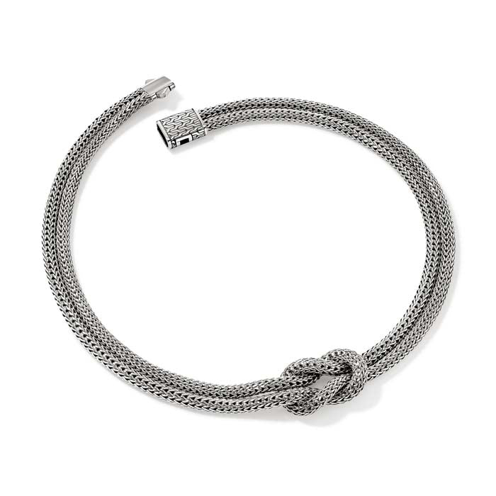 John Hardy 16" Love Knot Necklace in Sterling Silver, 5MM