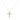 Mountz Collection 0.18CTW Milgrain Cross Pendant Necklace in 14K Yellow Gold