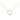 Mountz Collection Open Circle Diamond Pendant in 14K Yellow Gold