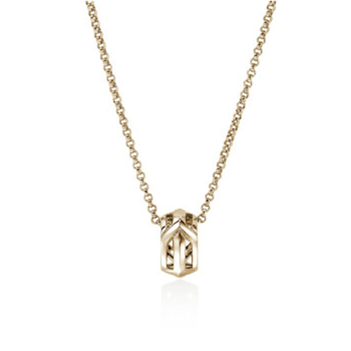 John Hardy Icon 50 Pendant Necklace in 14K Yellow Gold