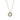 Joh Hardy Icon Link Diamond Pave' Round Pendant Necklace in 14K Yellow Gold