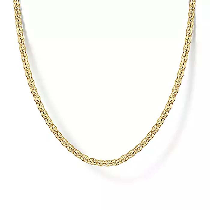 Gabriel & Co. Cable Link Chain Necklace in 14K Yellow Gold