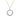 Gabriel & Co. Bujukan Diamond Open Circle Pendant Necklace in 14K White and Yellow Gold