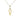 Gabriel & Co. Flat Teardrop Pendant in 14K Yellow Gold