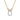 Gabriel & Co. Open Teardrop Diamond Hollow Paperclip Chain Necklace in 14K White and Yellow Gold