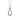 Gabriel & Co. Bujukan Double Teardrop Necklace in Sterling Silver and 14K Yellow Gold