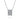 Gabriel & Co. Lusso .50CTW Diamond Pendant Necklace in 14K White Gold