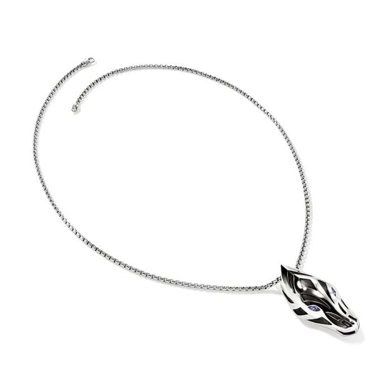 John Hardy Naga Pendant Necklace/Convertible Lapel Pin in Sterling Silver