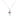 Estate Diamond and Ruby Dangle Pendant in Platinum