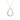 Mountz Collection Open Pear Shape Diamond Pendant Necklace in 14K Yellow Gold