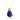 Estate Lapis, Mother of Pearl, Enamel, and Yellow Diamond Flower Pendant in 18K Yellow Gold
