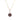 Mountz Collection Garnet and Diamond Pendant Necklace in 14K Yellow Gold